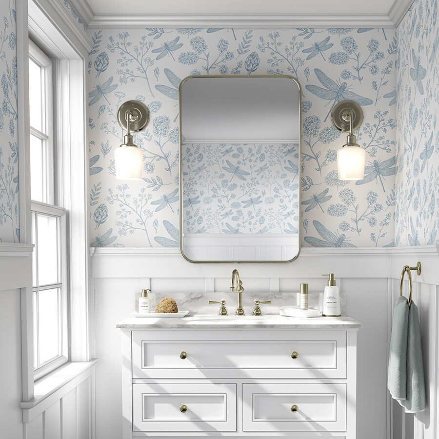 Dragonfly Meadow Removable Wallpaper (colour options)