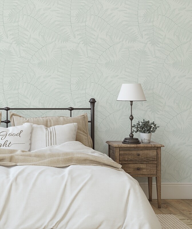 Bush Ferns Removable Wallpaper (colour options)