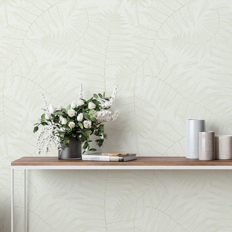 Bush Ferns Removable Wallpaper (colour options)