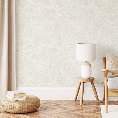 Bush Ferns Removable Wallpaper (colour options)