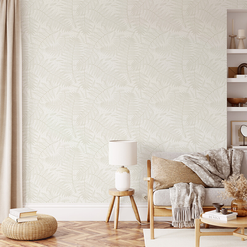 Bush Ferns Removable Wallpaper (colour options)