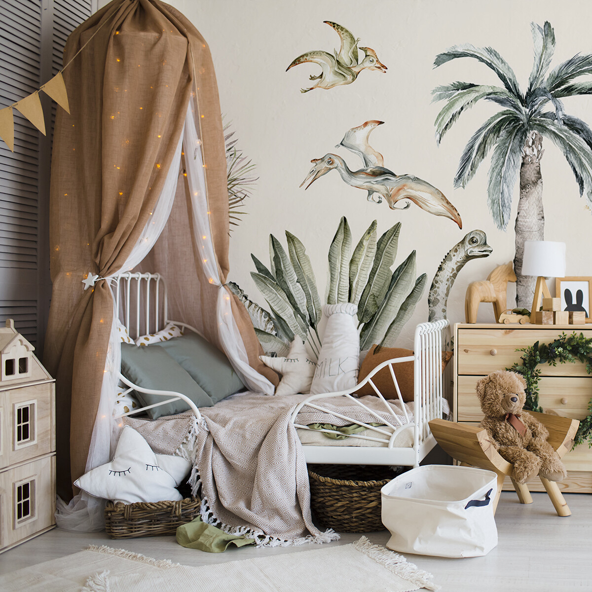Dino Jungle Removable Wallpaper Mural