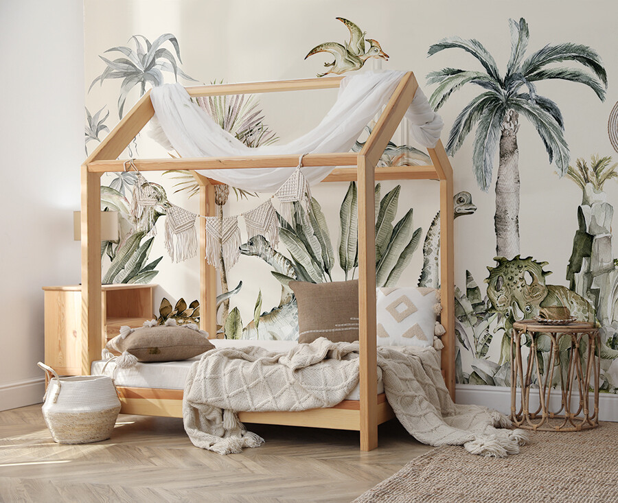 Dino Jungle Removable Wallpaper Mural