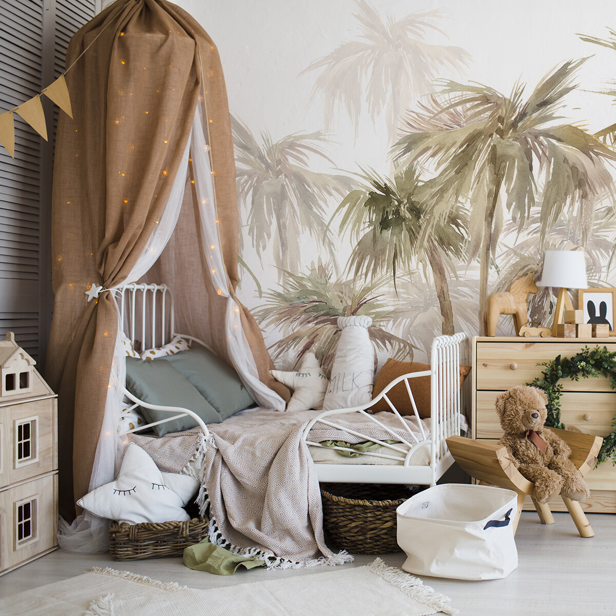 Palm Jungle Removable Wallpaper