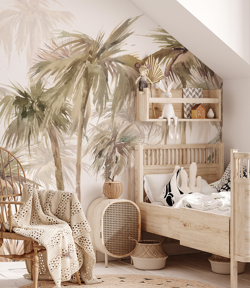 Palm Jungle Removable Wallpaper