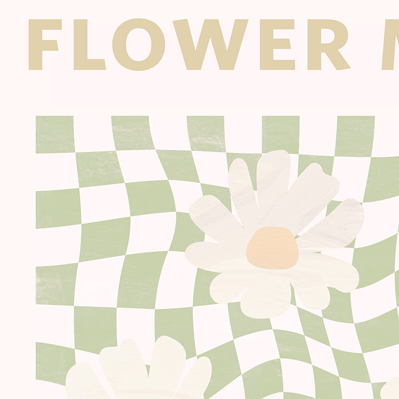 Flower Market - Daisies (Pink or Sage)