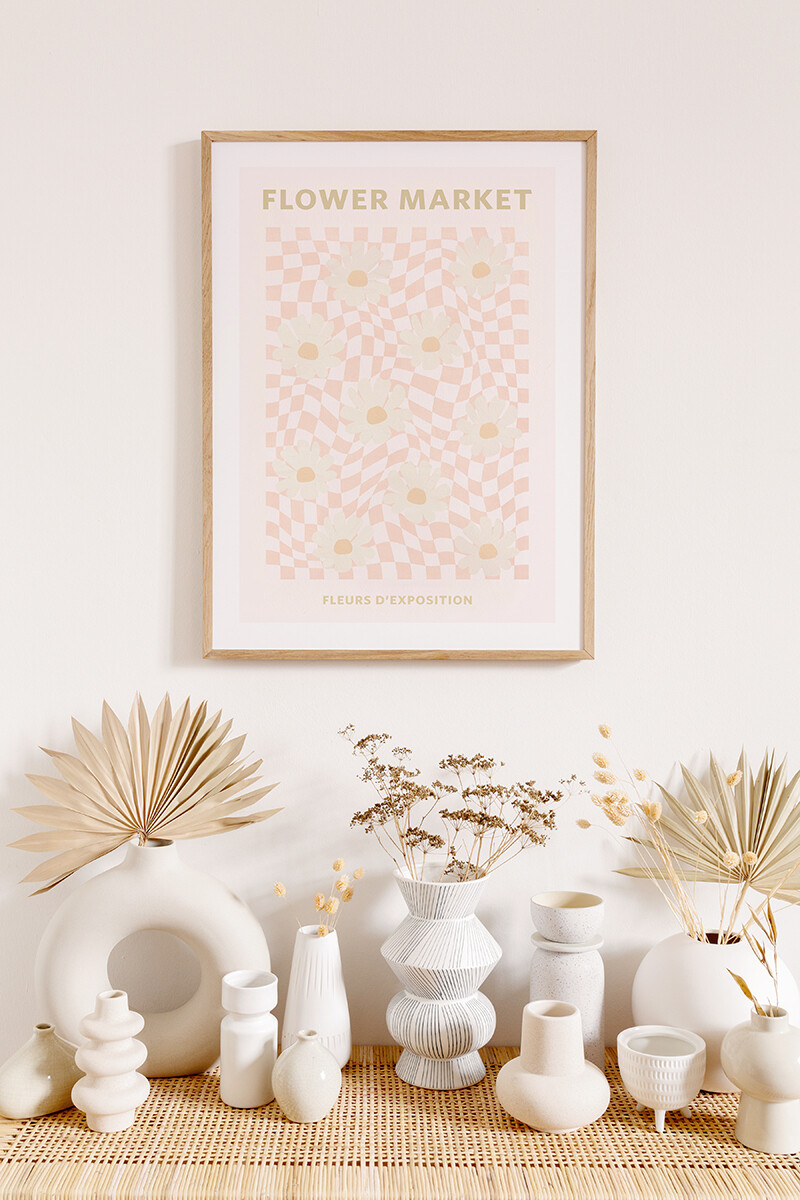 Flower Market - Daisies (Pink or Sage)