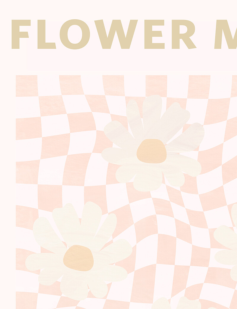 Flower Market - Daisies (Pink or Sage)