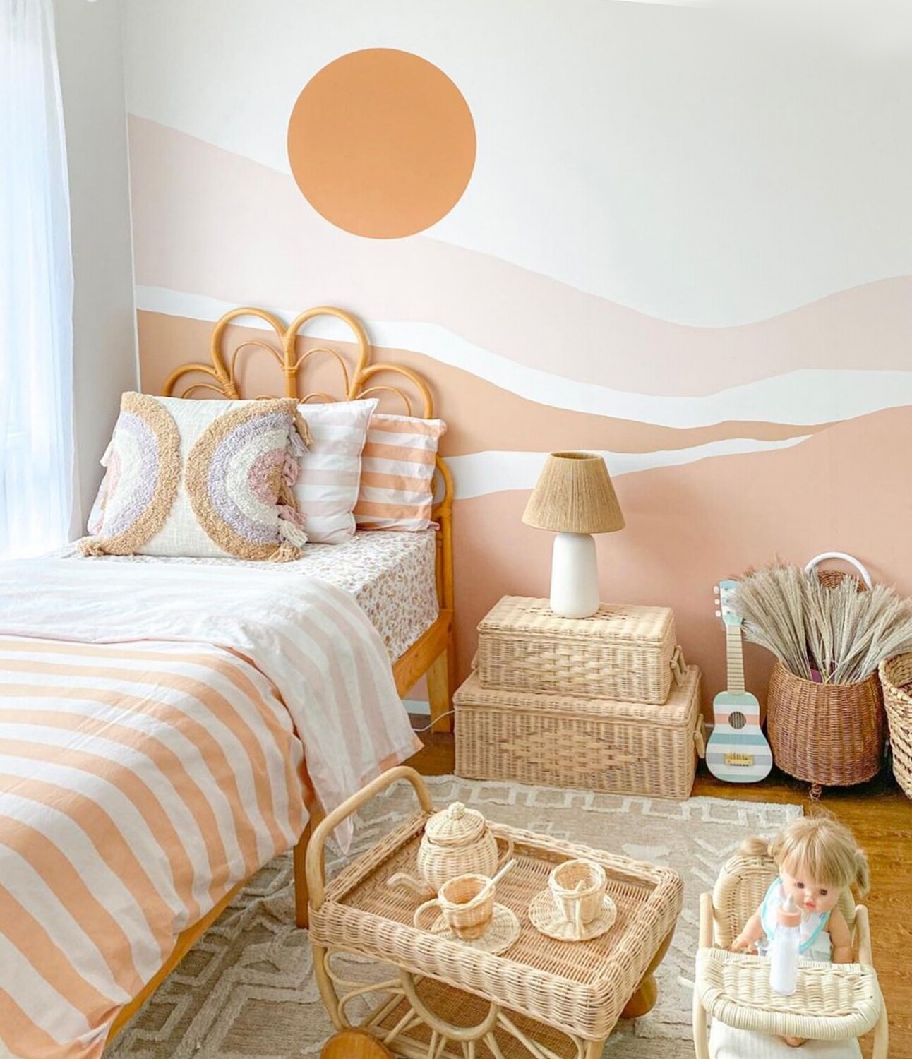 Boho Desert Mural