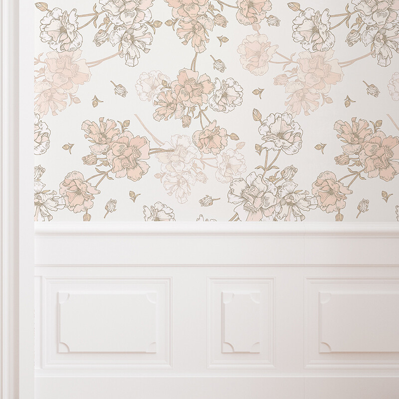 Boho Blooms II Removable Wallpaper