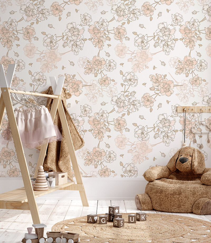 Boho Blooms II Removable Wallpaper