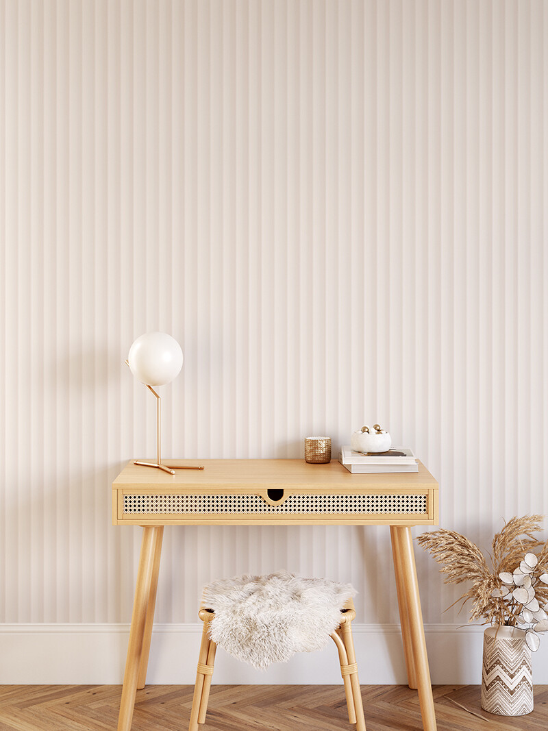Le Virage Removable Wallpaper (curved look - colour options)