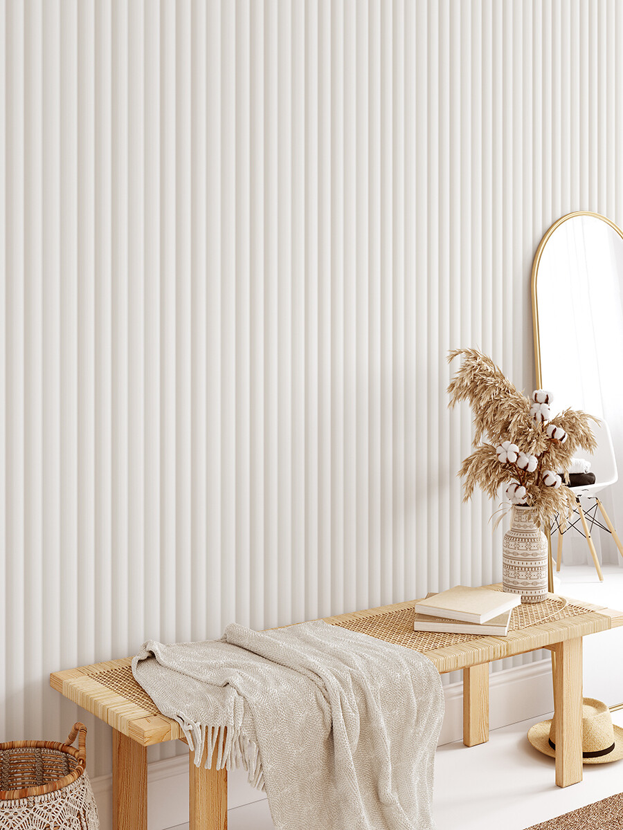 Le Virage Removable Wallpaper (curved look - colour options)