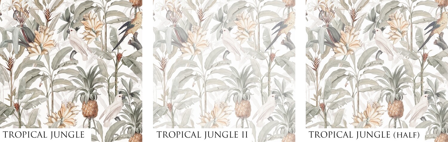 Tropical Jungle II Removable Wallpaper