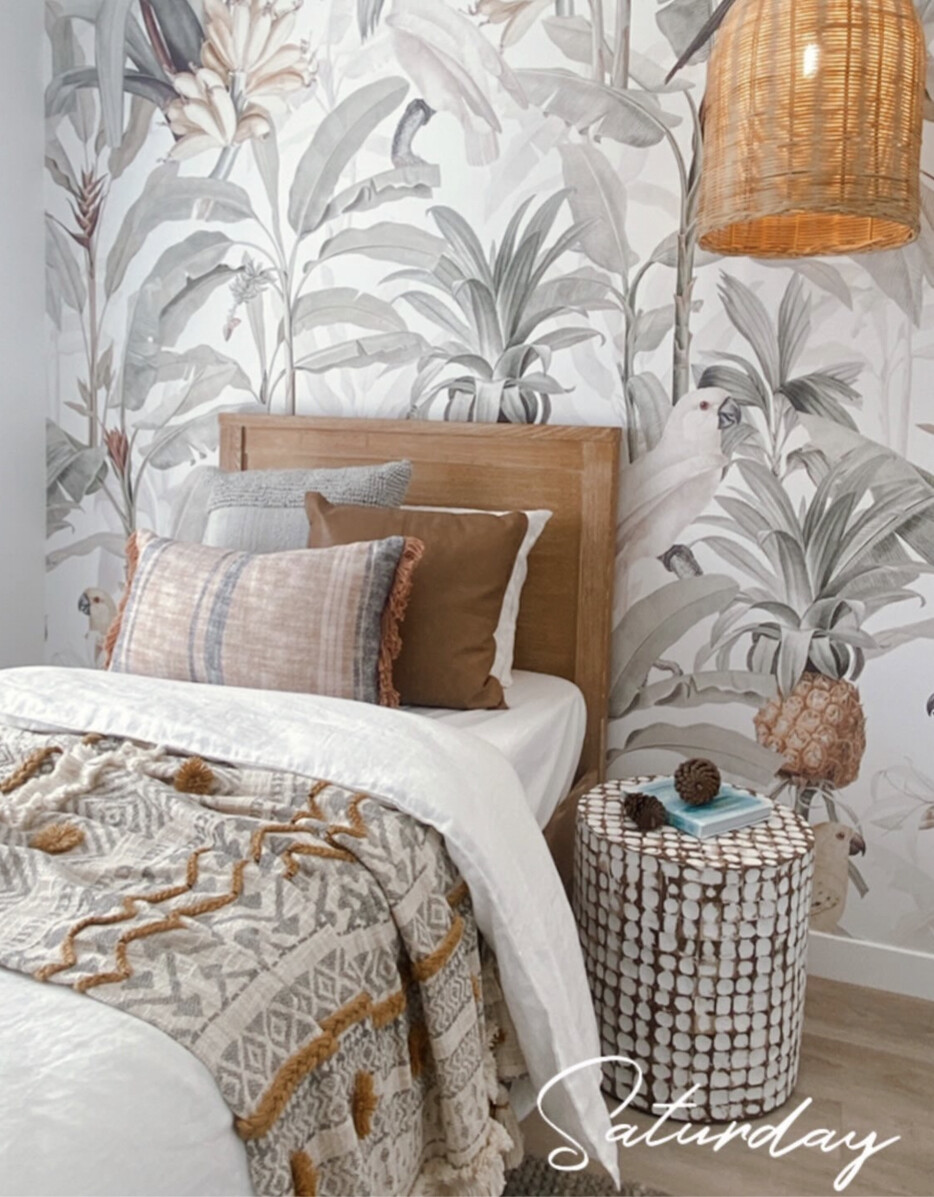 Tropical Jungle (half tone) Removable Wallpaper