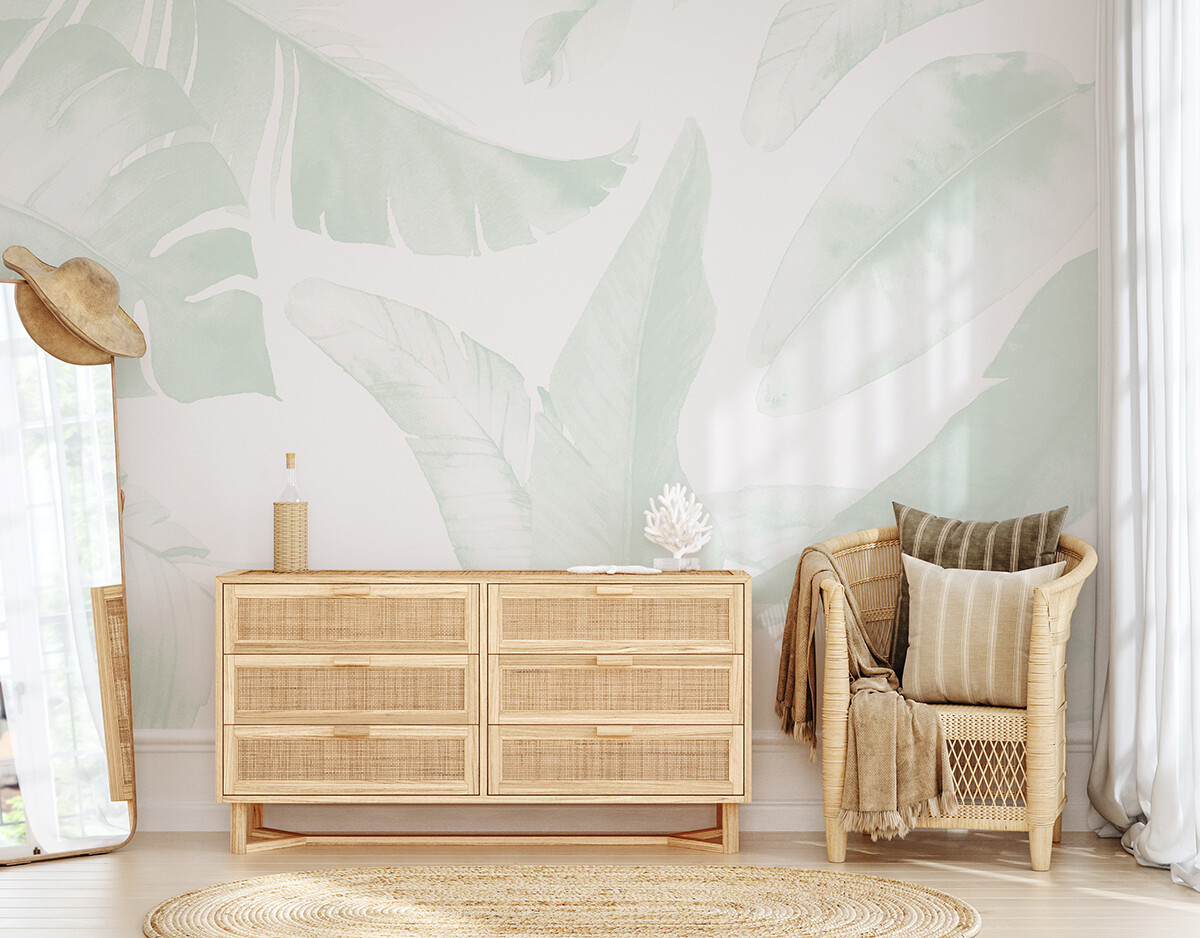 Paradise Palms Mural Removable Wallpaper (colour options)