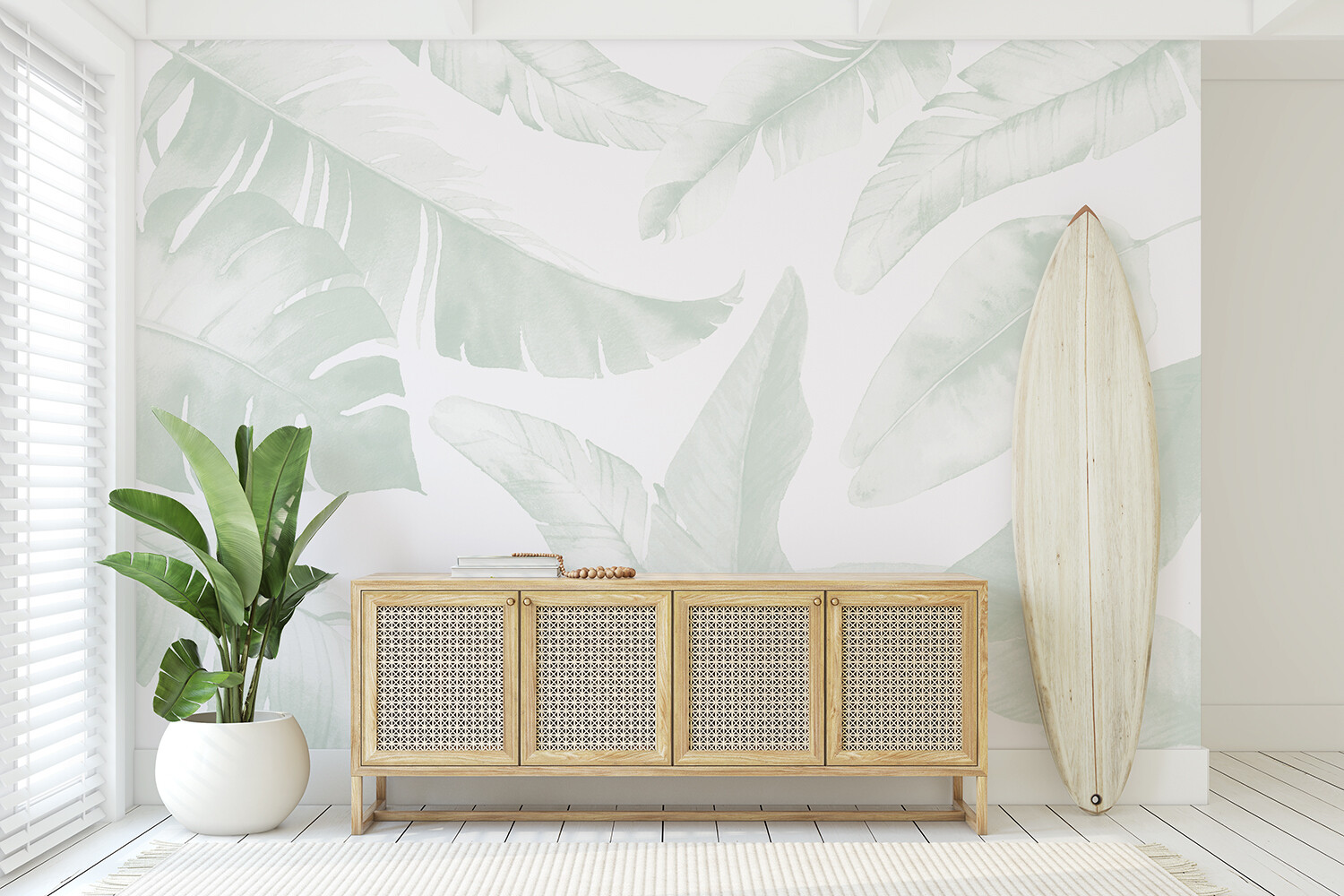 Paradise Palms Mural Removable Wallpaper (colour options)