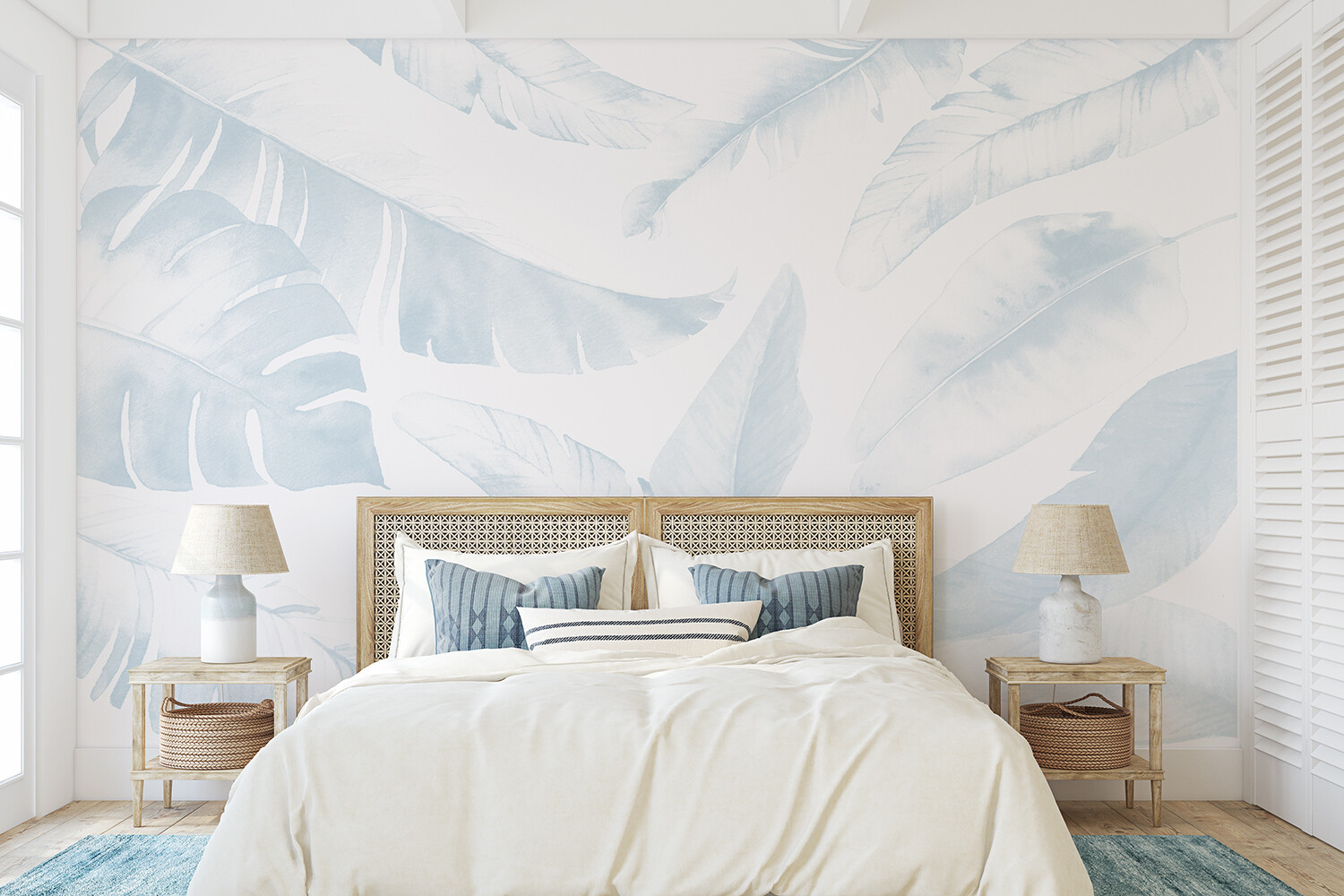 Paradise Palms Mural Removable Wallpaper (colour options)