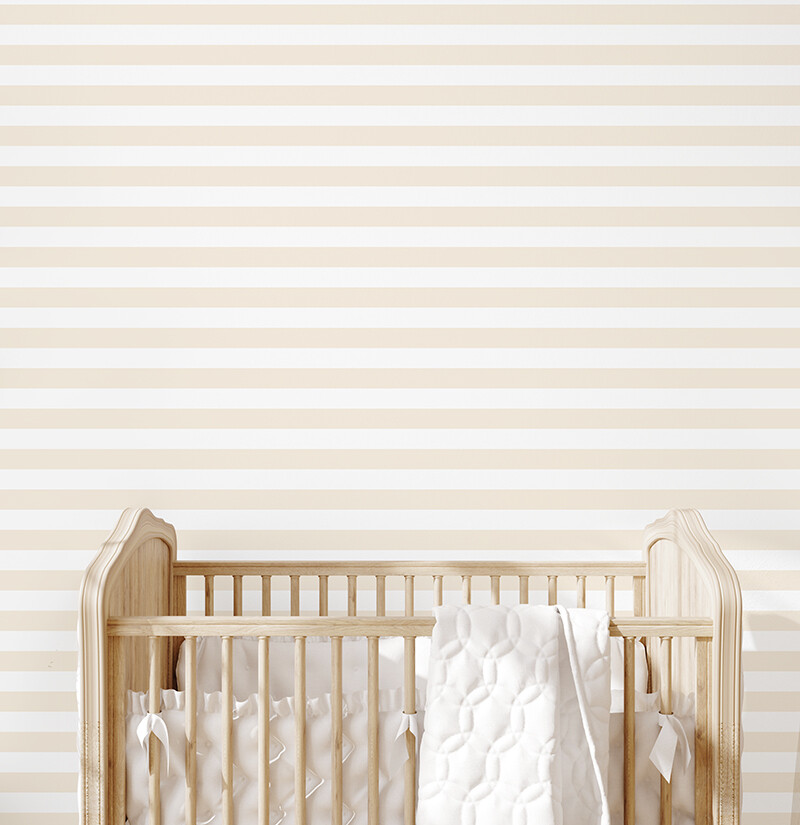 Summer Stripes Removable Wallpaper (colour options and vertical or horizontal)
