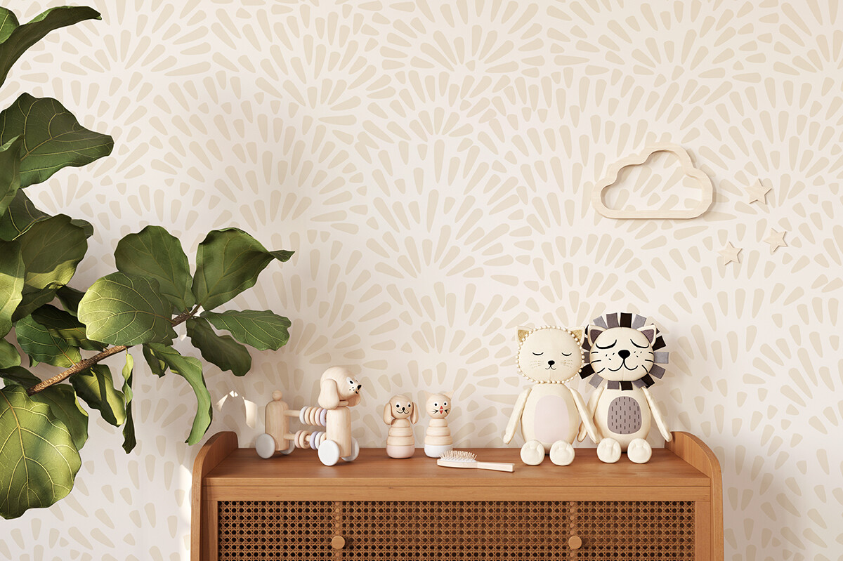 Zephr Removable Wallpaper (colour options)