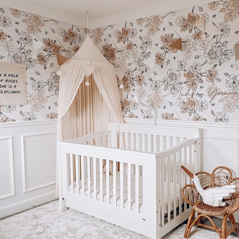 Boho Blooms Removable Wallpaper