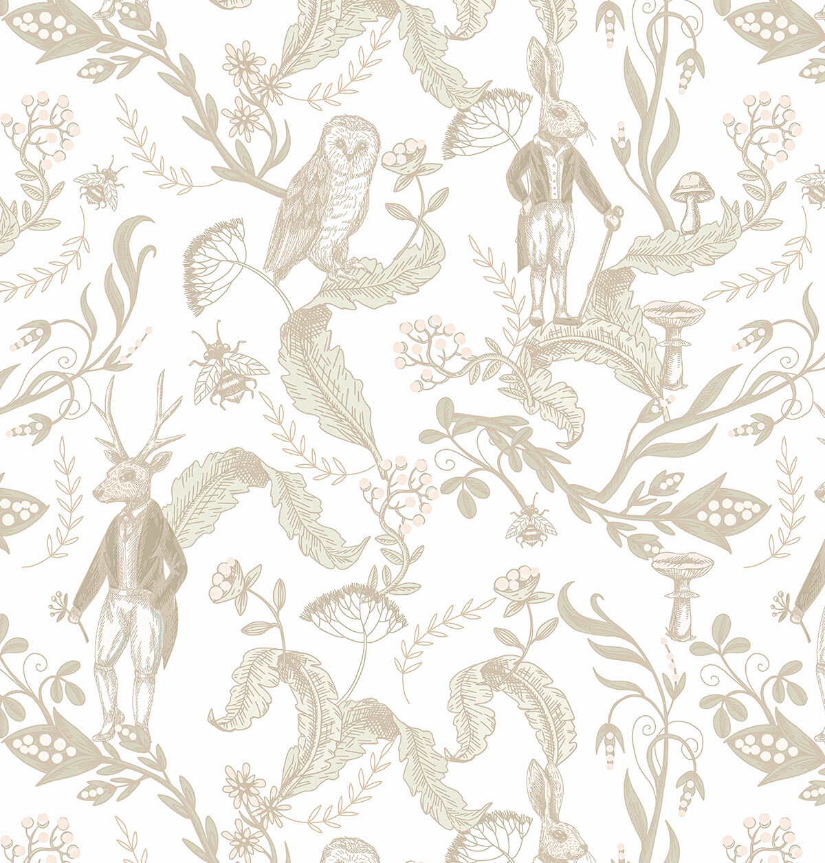 Forest Fairytale Removable Wallpaper