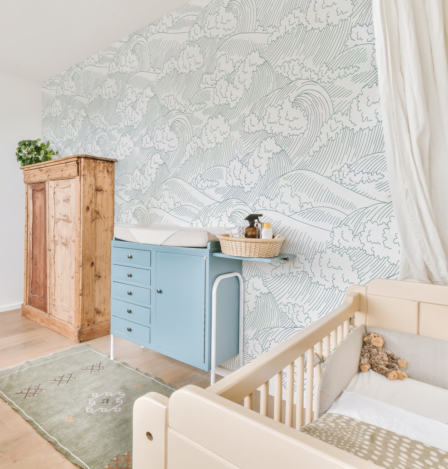Ocean Waves Removable Wallpaper