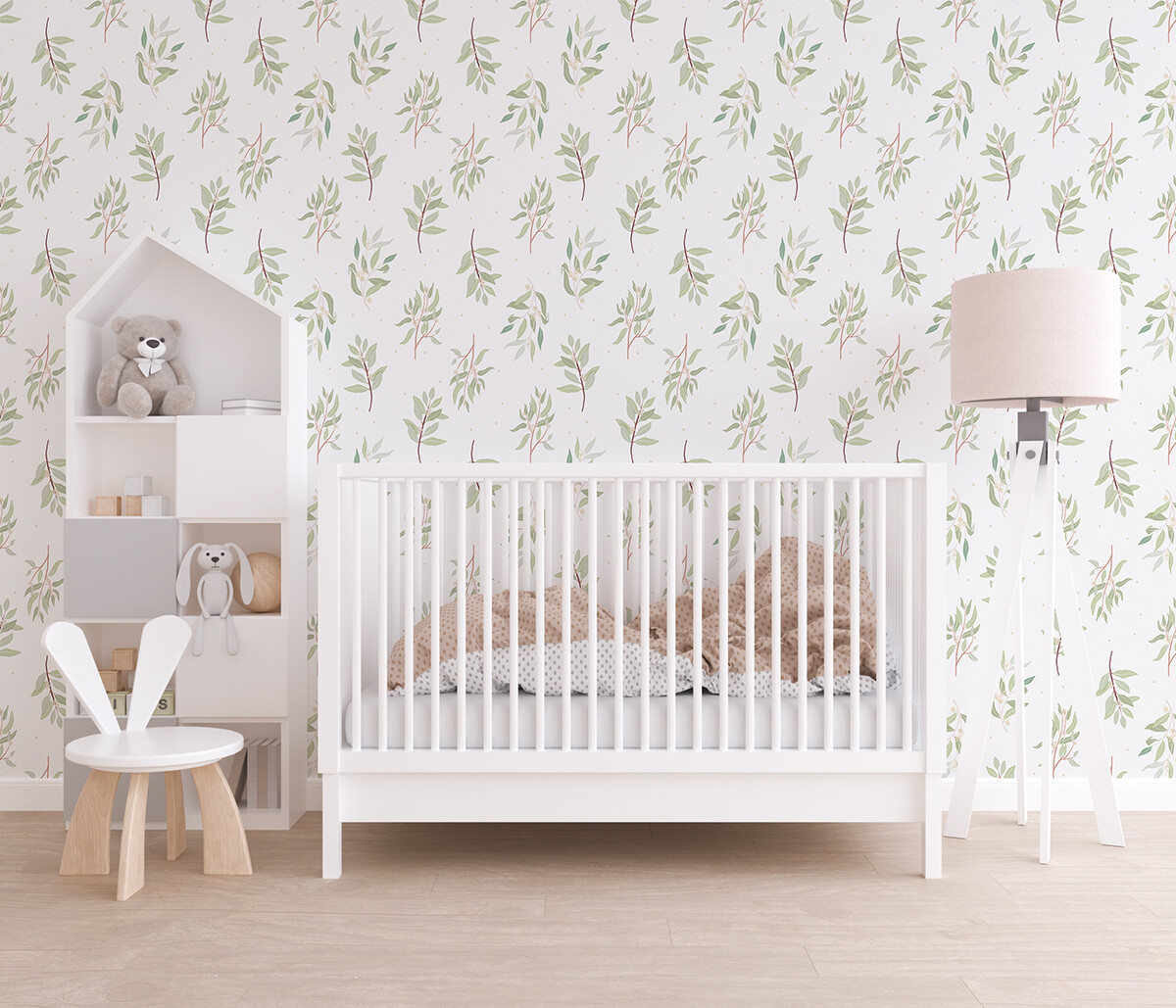 Bushland Leaves Removable Wallpaper