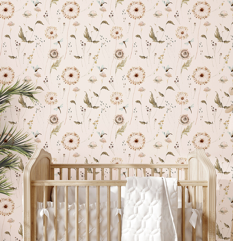 Meadow Dreaming Removable Wallpaper