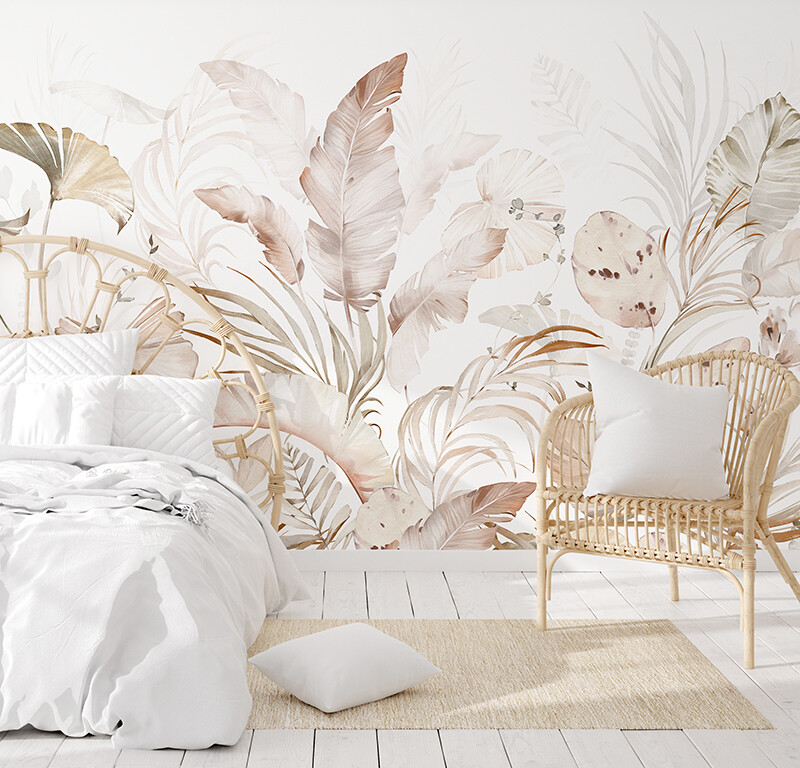 Boho Neutrals Mural Removable Wallpaper