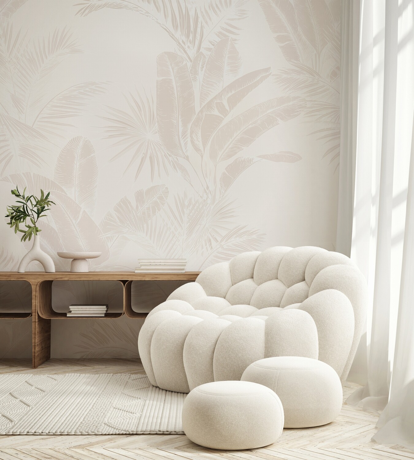 Luxe Exotica (Colour Options) Removable Wallpaper