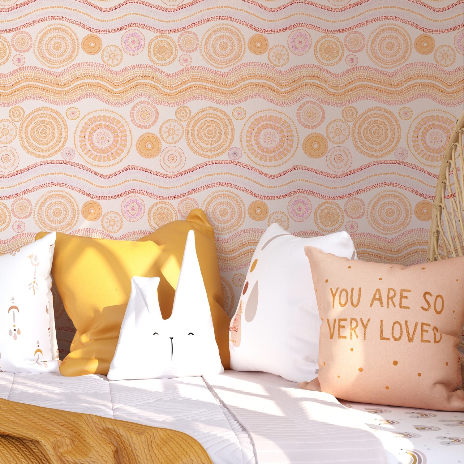 Kirrabindi Removable Wallpaper (more colour options)