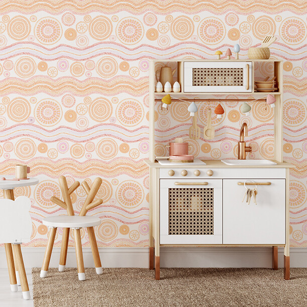 Kirrabindi Removable Wallpaper (more colour options)