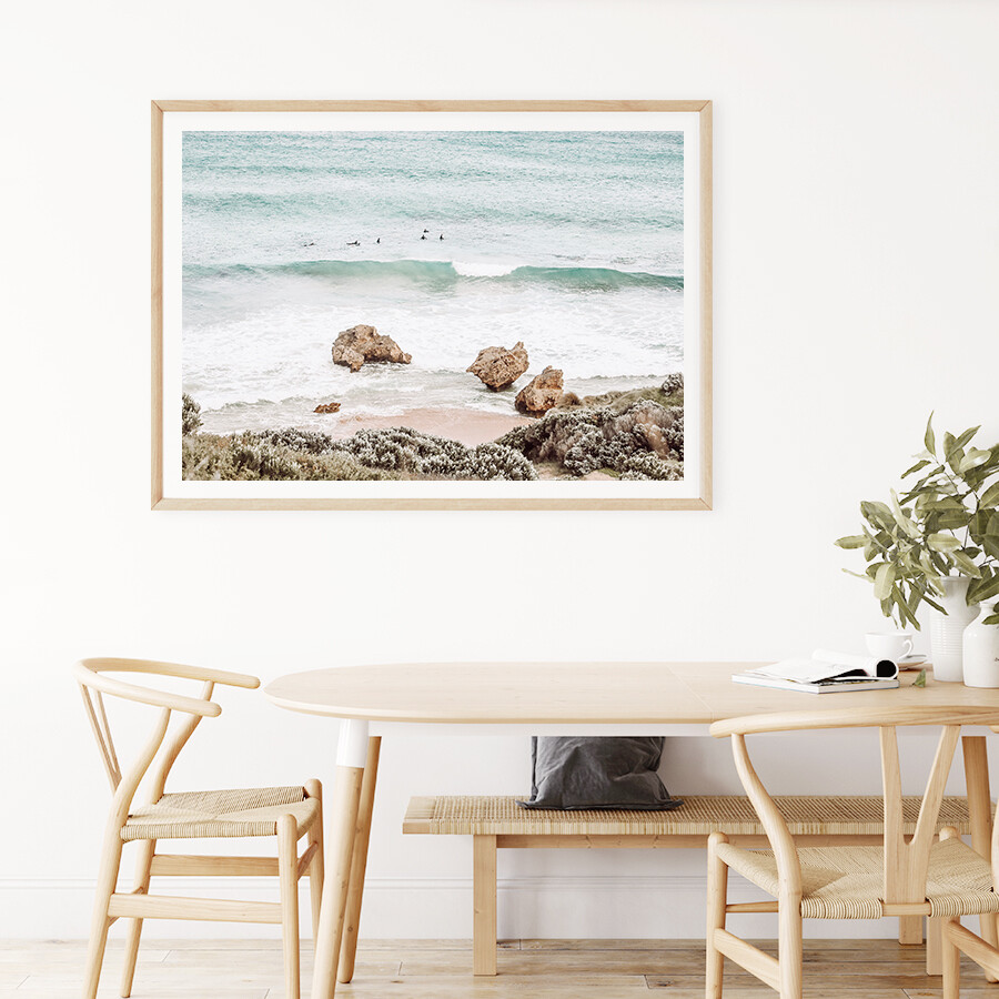 Peninsula Surfers (landscape)