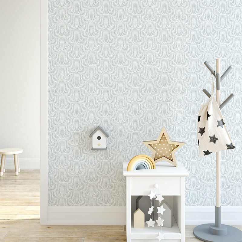 Fishscale Removable Wallpaper (colour options)