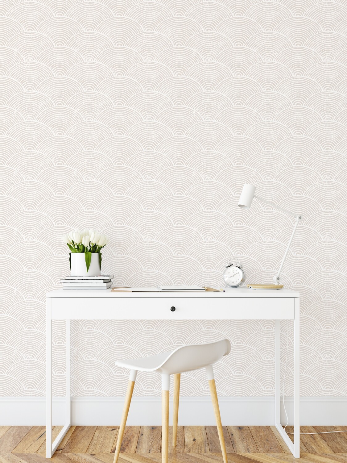 Fishscale Removable Wallpaper (colour options)