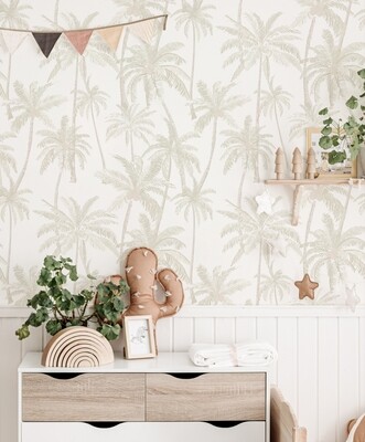 Palm Paradise Removable Wallpaper