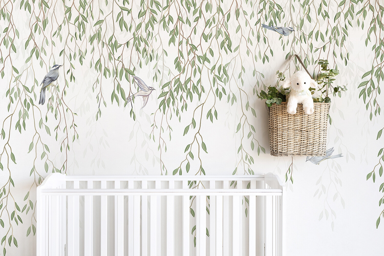 Peaceful Willows Removable Wallpaper