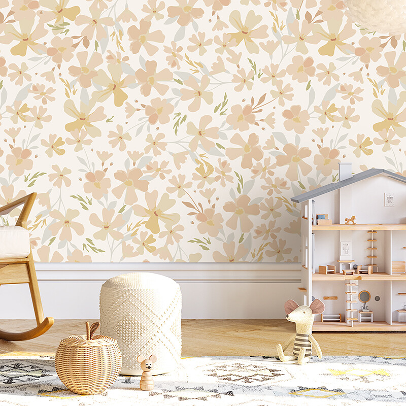 Blooming Boho Removable Wallpaper