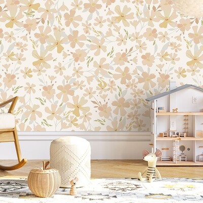Blooming Boho Removable Wallpaper