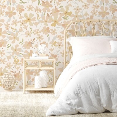 Blooming Boho Removable Wallpaper