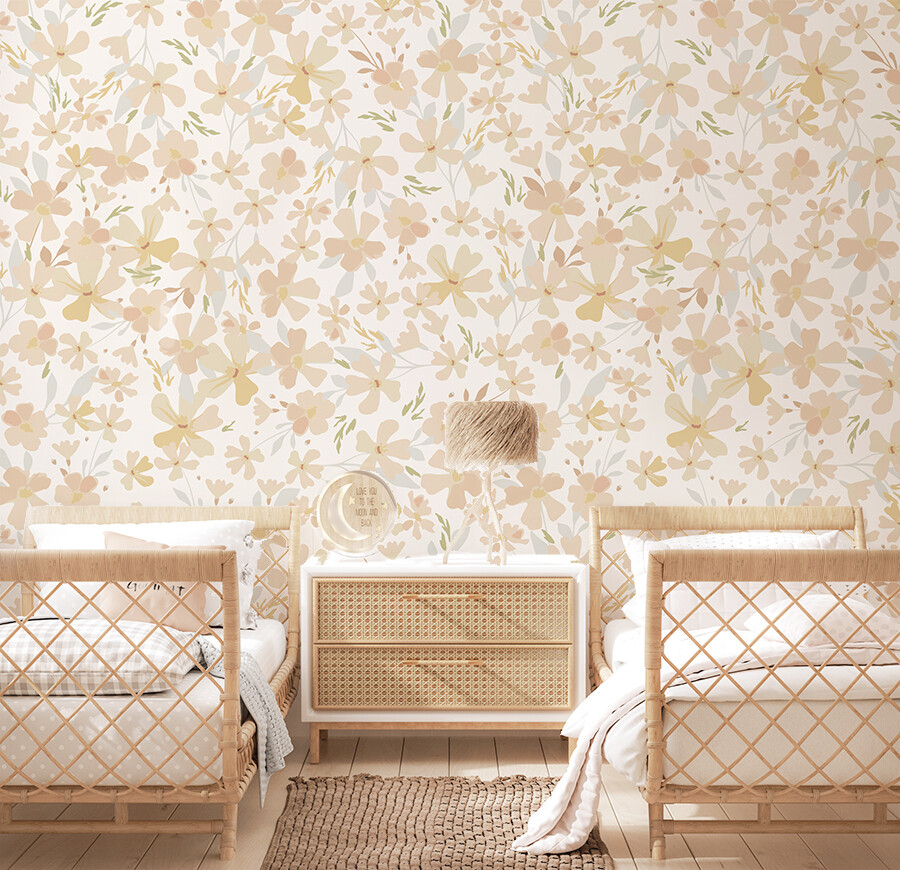 Blooming Boho Removable Wallpaper