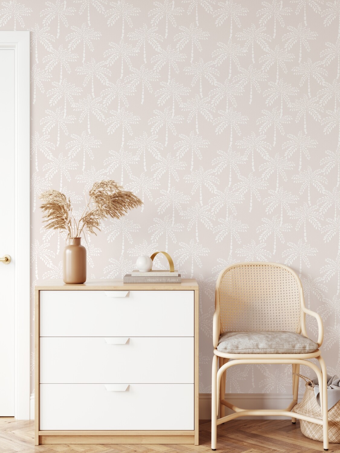 Caribbean Palms Removable Wallpaper (colour options)