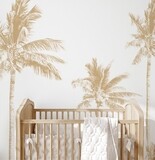 Faded Palms (Bali tone) Removable Wallpaper