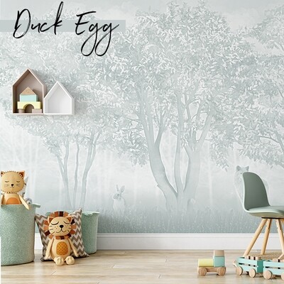 The Quiet Forest Removable Wallpaper Mural (Colour options)