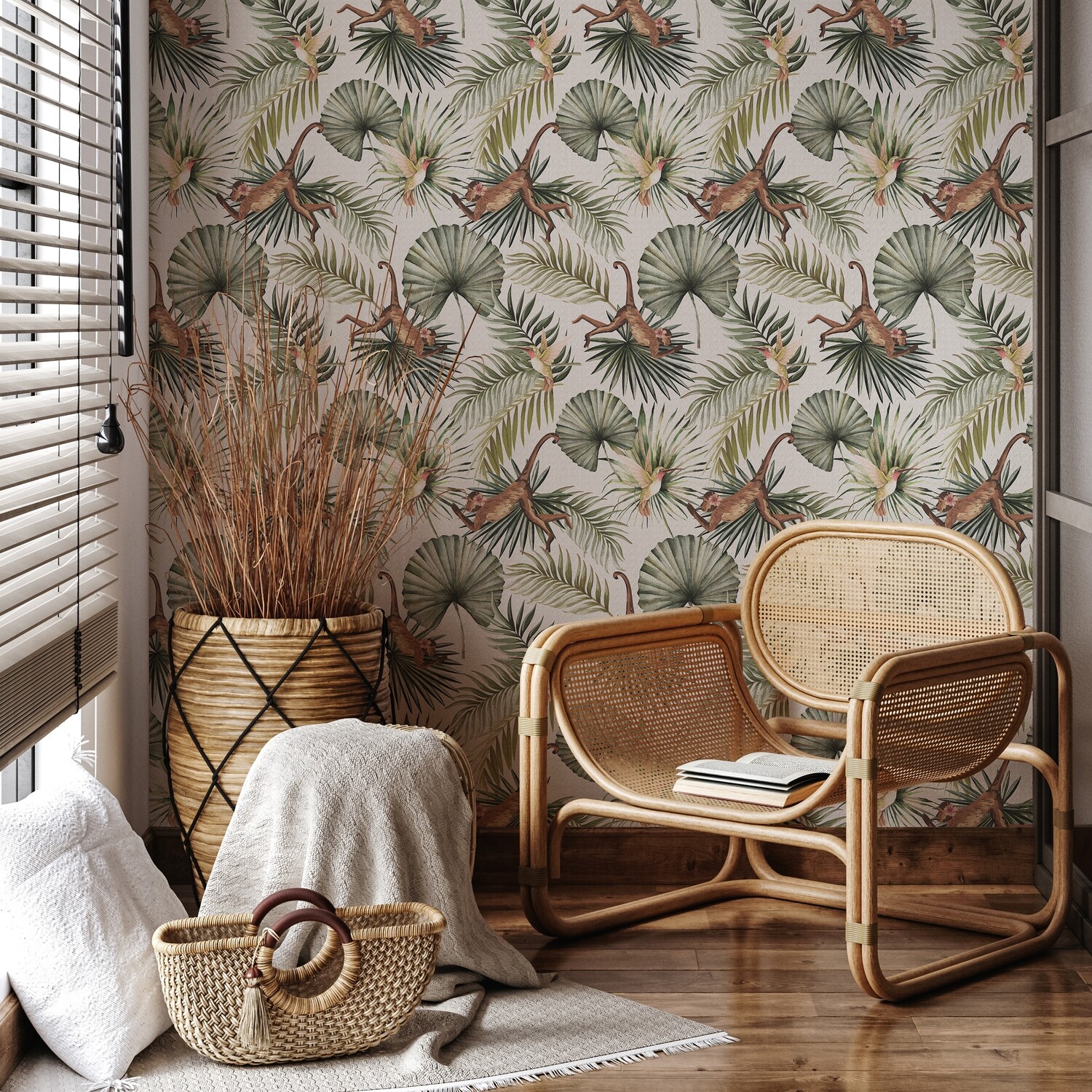 White Lotus Inspired I Removable Wallpaper