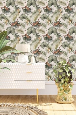 White Lotus Inspired I Removable Wallpaper