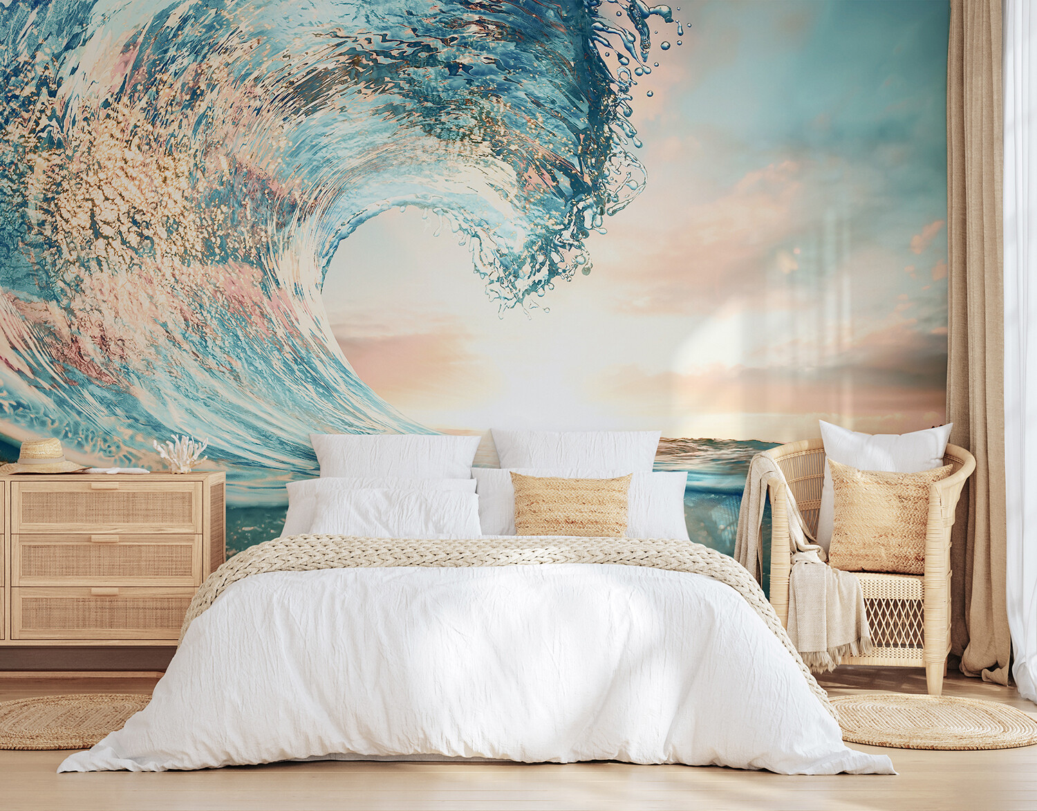 Aloha Wave Removable Wallpaper Mural