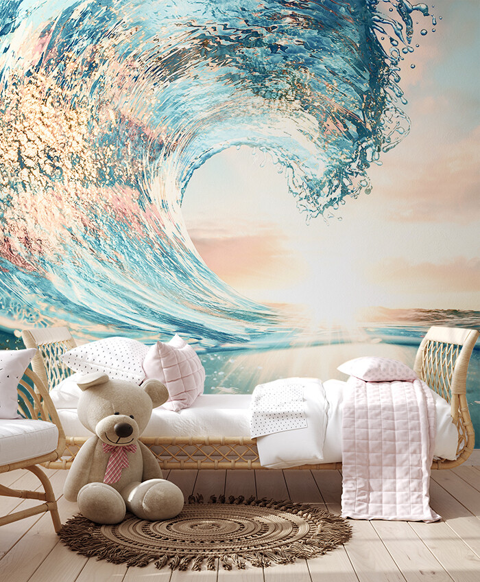 Aloha Wave Removable Wallpaper Mural