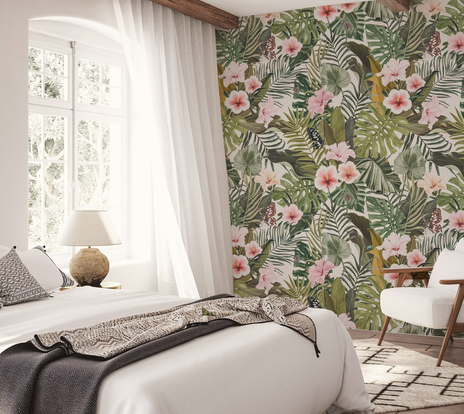 Kawaii Jungle Removable Wallpaper